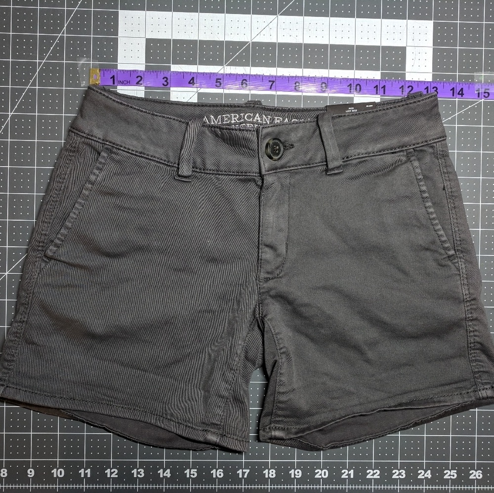 AEO Twill Midi Short NWT